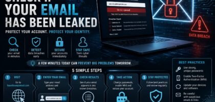 How to Check if Your Email Has Been Leaked - Cybersecurity Guide for Data Breaches, Email Security and Account Protection